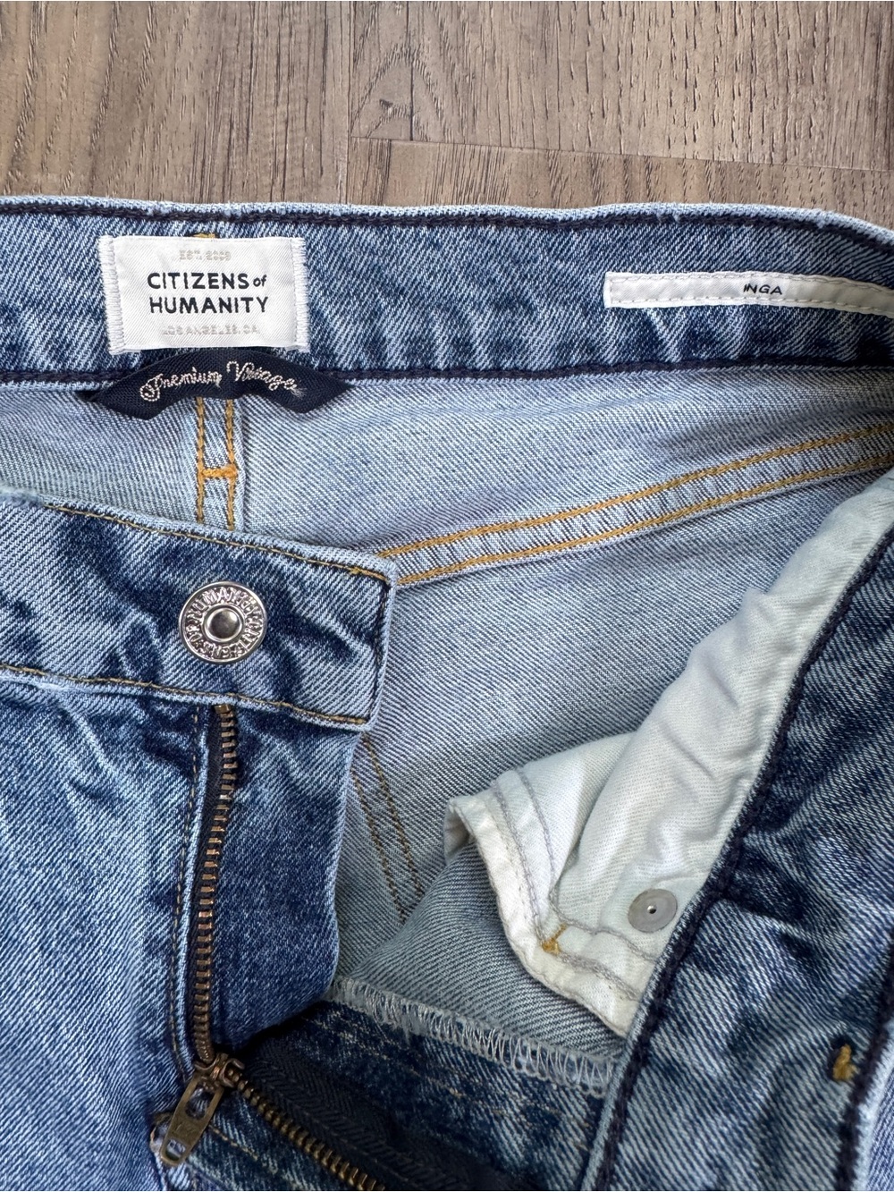 Citizens of Humanity Inga Low Rise Skinny Jeans 25 - Picture 8 of 16